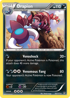 Pokemon Furious Fists Drapion - 65
