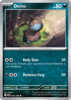 Pokemon White Flare Deino - 65