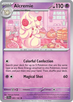 Pokemon Stellar Crown Alcremie - 65