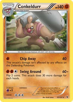 Pokemon Noble Victories Conkeldurr - 65