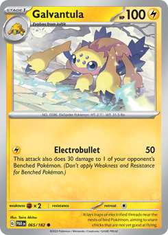 Pokemon Paradox Rift Galvantula - 65