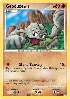Pokemon Arceus Geodude - 65