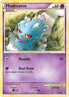 Pokemon Call of Legends Misdreavus - 65