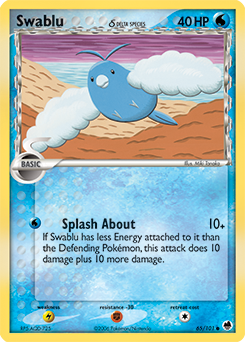 Pokemon Dragon Frontiers Swablu δ - 65