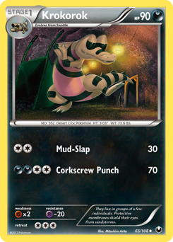 Pokemon Dark Explorers Krokorok - 65