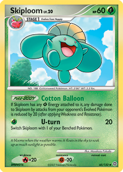 Pokemon Secret Wonders Skiploom - 65
