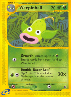 Pokemon Aquapolis Weepinbell - 65