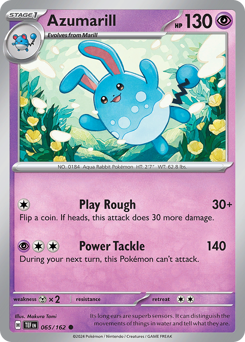 Pokemon Temporal Forces Azumarill - 65