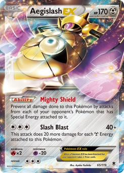 Pokemon Phantom Forces Aegislash-EX - 65