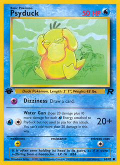 Pokemon Team Rocket Psyduck - 65