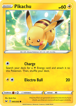 Pokemon Sword & Shield Pikachu - 65