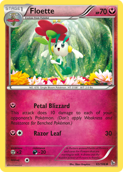 Pokemon Flashfire Floette - 65