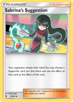 Pokemon Hidden Fates Sabrina's Suggestion - 65