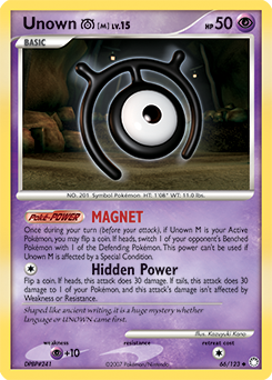 Pokemon Mysterious Treasures Unown [M] - 66