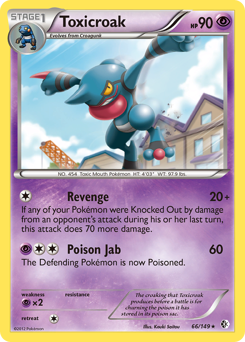 Pokemon Boundaries Crossed Toxicroak - 66