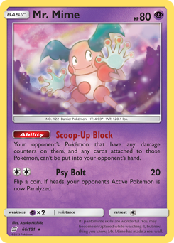Pokemon Team Up Mr. Mime - 66