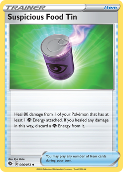 Pokemon Champion's Path Suspicious Food Tin - 66
