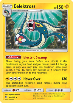 Pokemon Unified Minds Eelektross - 66