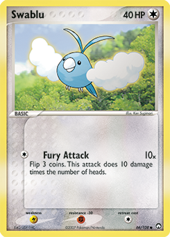 Pokemon Power Keepers Swablu - 66