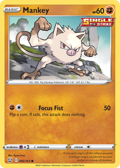 Pokemon Battle Styles Mankey - 66