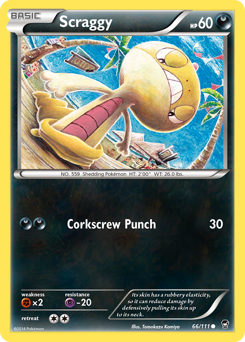 Pokemon Furious Fists Scraggy - 66