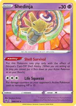 Pokemon Vivid Voltage Shedinja - 66