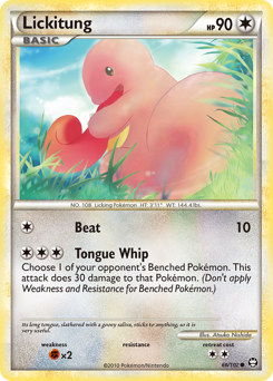 Pokemon HS—Triumphant Lickitung - 66