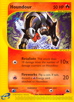 Pokemon Skyridge Houndour - 66