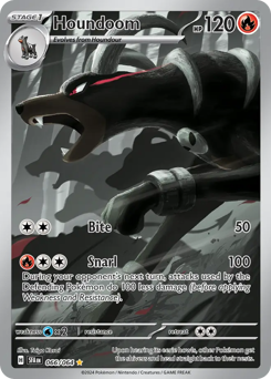 Pokemon Shrouded Fable Houndoom - 66