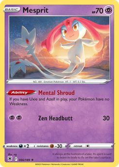 Pokemon Astral Radiance Mesprit - 66