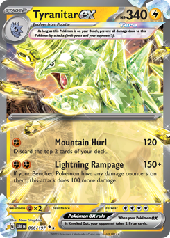 Pokemon Obsidian Flames Tyranitar ex - 66