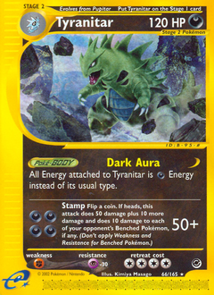 Pokemon Expedition Base Set Tyranitar - 66