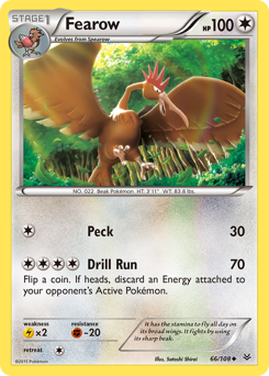 Pokemon Roaring Skies Fearow - 66
