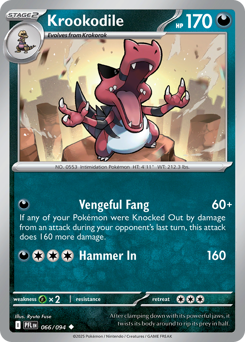 Pokemon Phantasmal Flames Krookodile - 66