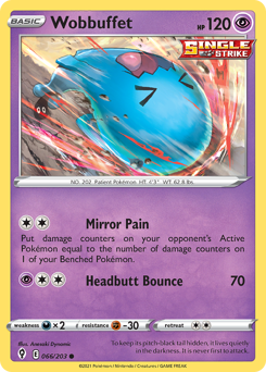 Pokemon Evolving Skies Wobbuffet - 66