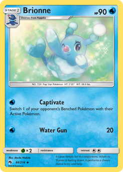 Pokemon Lost Thunder Brionne - 66