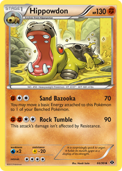 Pokemon Next Destinies Hippowdon - 66