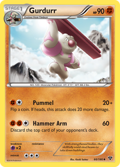Pokemon XY Gurdurr - 66