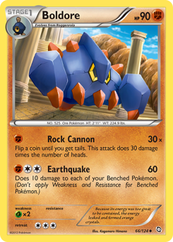 Pokemon Dragons Exalted Boldore - 66