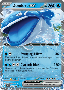 Pokemon Destined Rivals Dondozo ex - 66