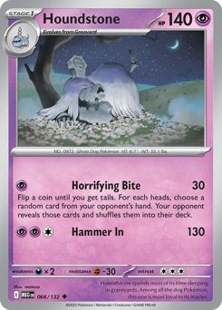 Pokemon Mega Evolution Houndstone - 66