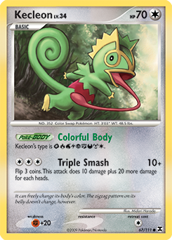 Pokemon Rising Rivals Kecleon - 67