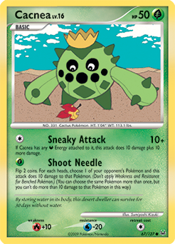 Pokemon Platinum Cacnea - 67