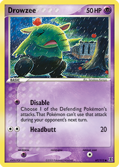 Pokemon Delta Species Drowzee - 67