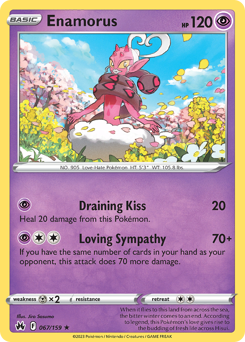 Pokemon Crown Zenith Enamorus - 67