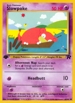 Pokemon Team Rocket Slowpoke - 67