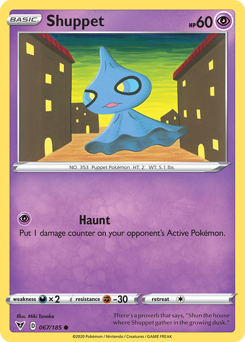 Pokemon Vivid Voltage Shuppet - 67