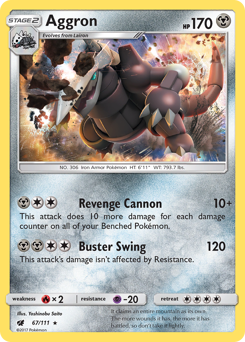 Pokemon Crimson Invasion Aggron - 67
