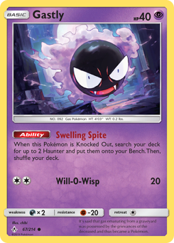 Pokemon Unbroken Bonds Gastly - 67