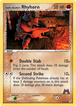 Pokemon Team Magma vs Team Aqua Team Magma's Rhyhorn - 67